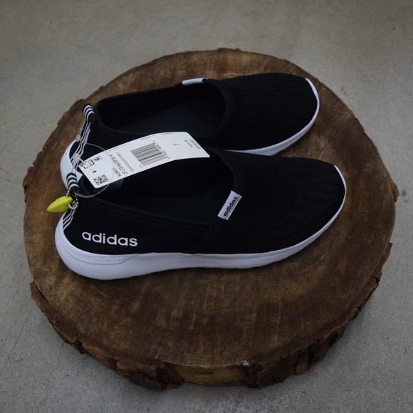 Adidas NEO Lite Racer Slip On Sneaker Black 7 - Picture 7 of 8